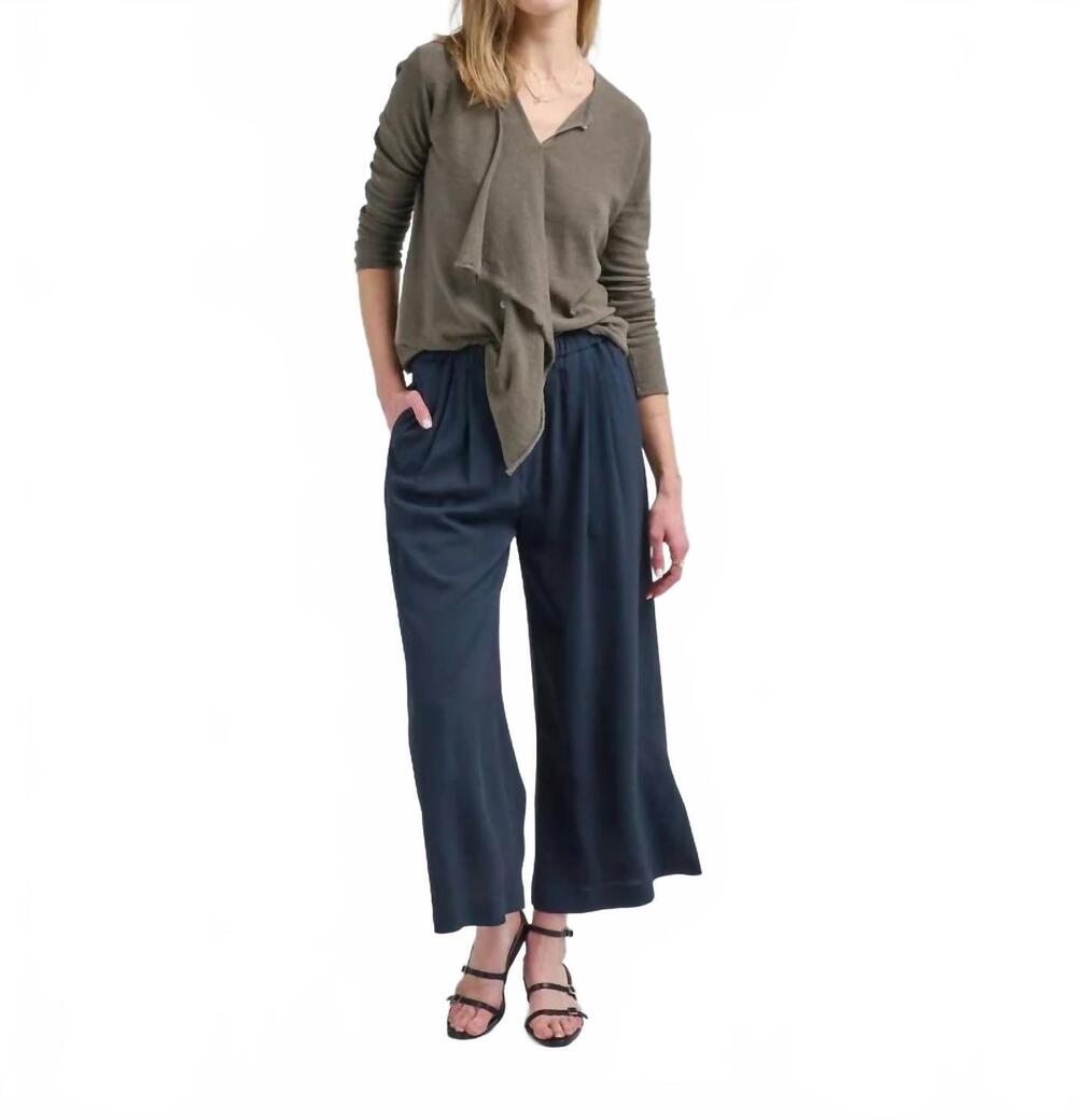 NEW LAUREN MANOOGIAN wave v-neck cardigan in rock